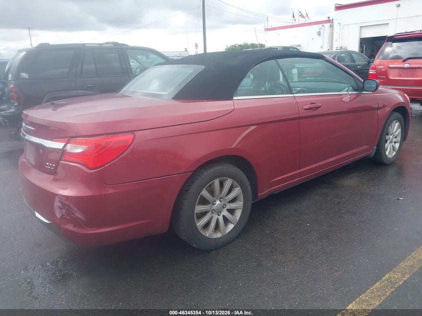 Vin: 1c3bcbeb7dn592340, lot: 46845620, chrysler 200 touring 20134