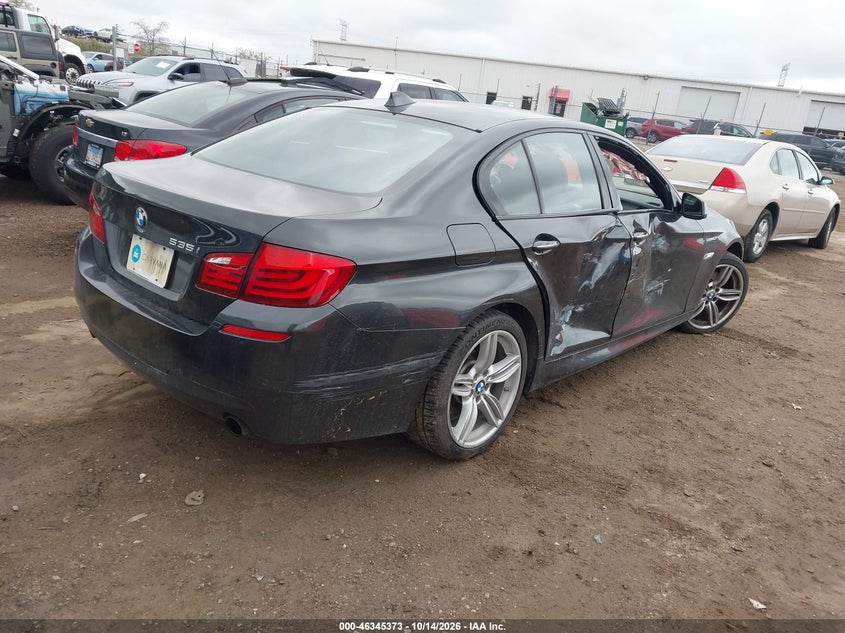 Vin: wbafr7c53cc813929, lot: 46845639, bmw 535i 20124