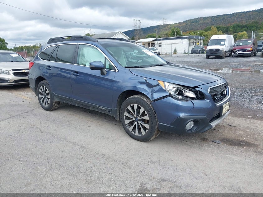 Vin: 4s4bsalc4f3307298, lot: 46845805, subaru outback 2.5i limited 20151
