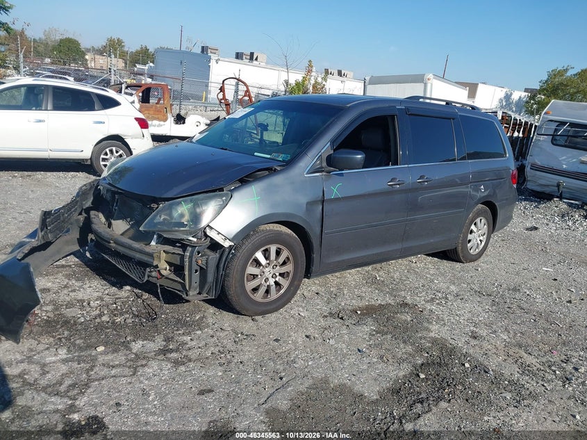 Vin: 5fnrl3h75ab095191, lot: 46845829, honda odyssey ex-l 20102