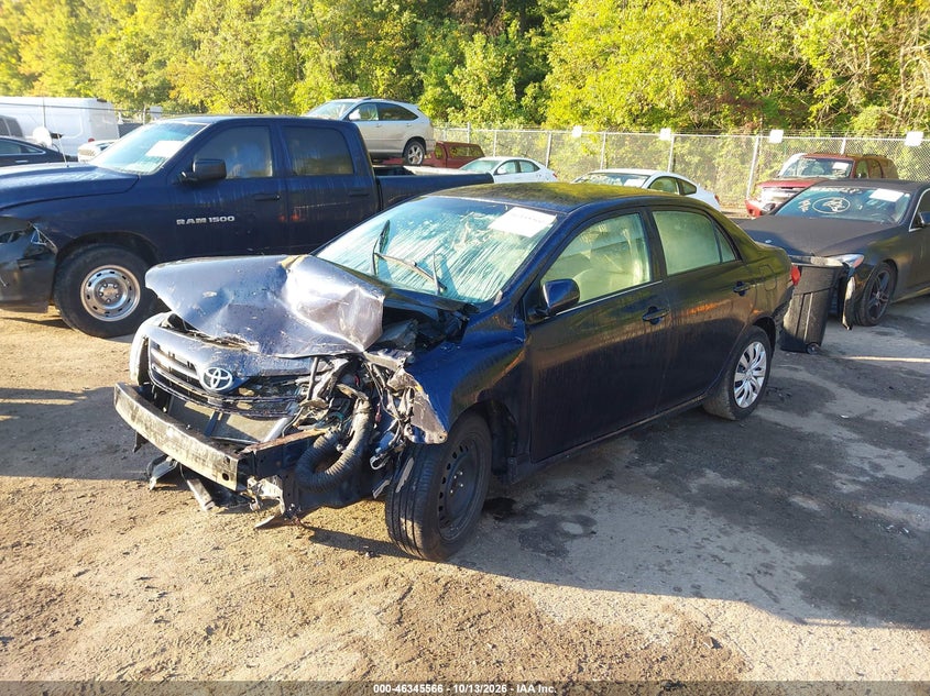 Vin: 2t1bu4ee0dc095051, lot: 46845832, toyota corolla le 20132