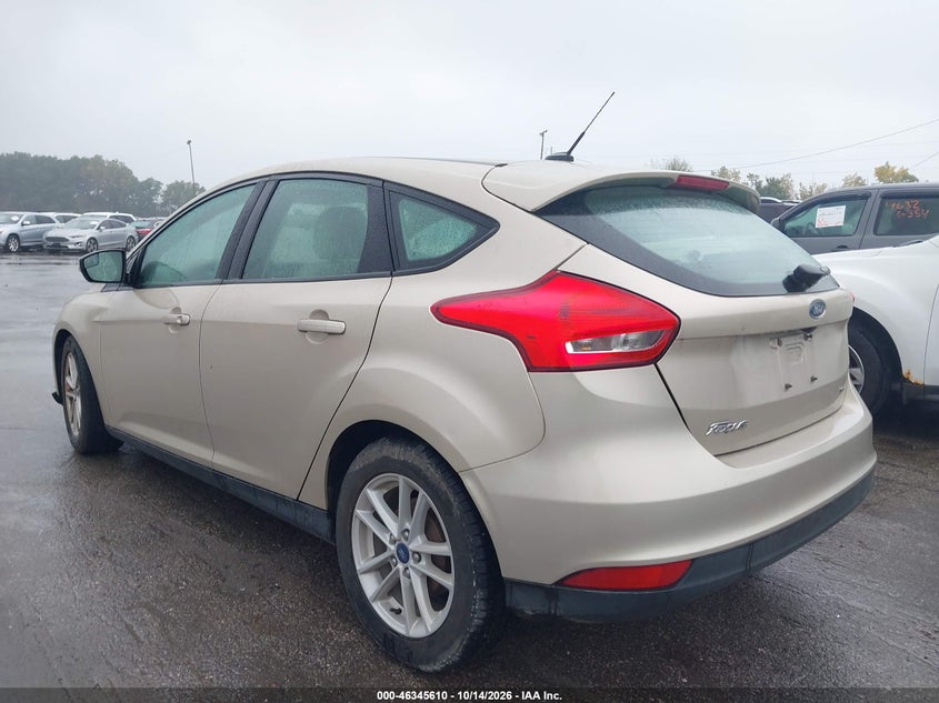 Vin: 1fadp3k2xhl227368, lot: 46845876, ford focus se 20173