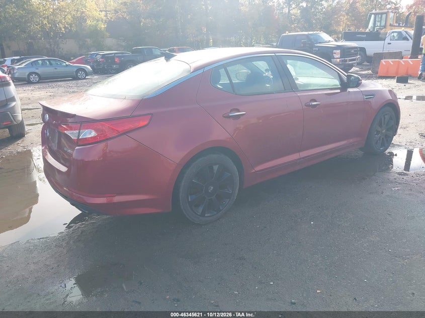 Vin: 5xxgr4a69dg186222, lot: 46845887, kia optima sx 20134