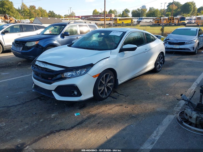 Vin: 2hgfc3a55jh750568, lot: 46845909, honda civic si 20182