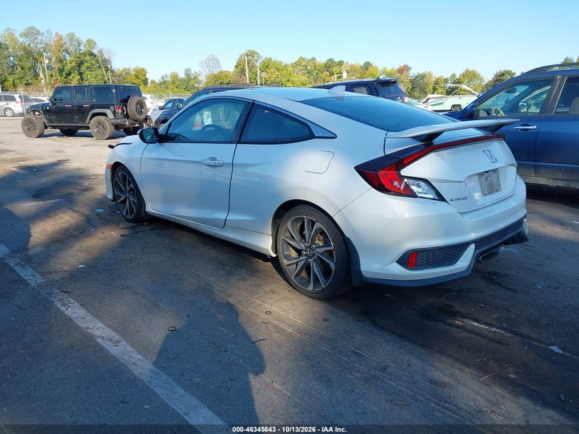 Vin: 2hgfc3a55jh750568, lot: 46845909, honda civic si 20183