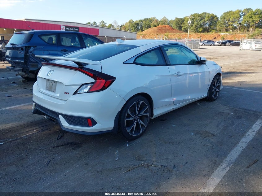 Vin: 2hgfc3a55jh750568, lot: 46845909, honda civic si 20184