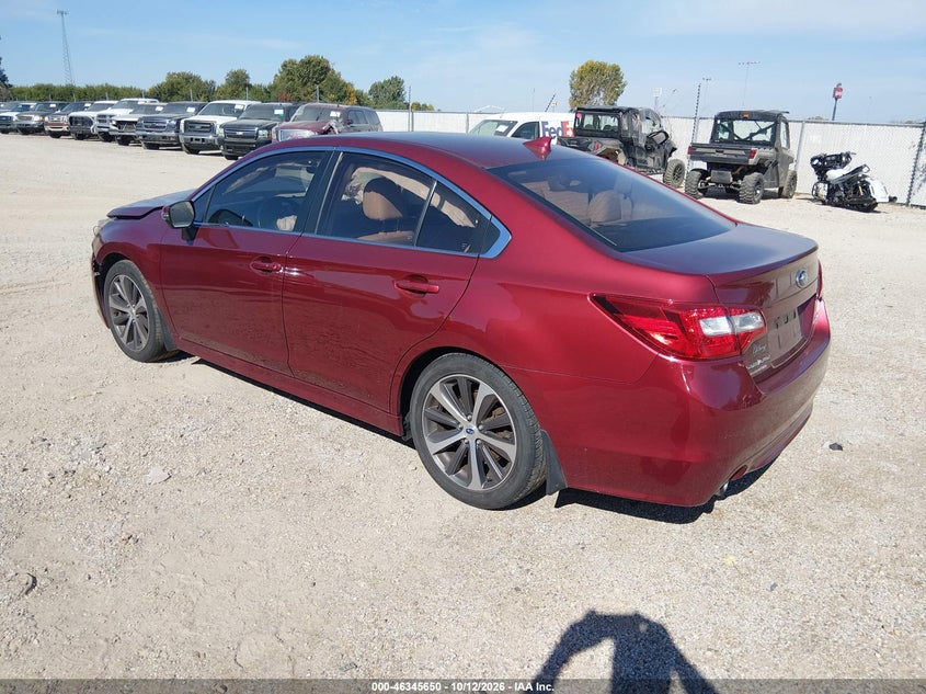 Vin: 4s3bnbn67g3042614, lot: 46845916, subaru legacy 2.5i limited 20163