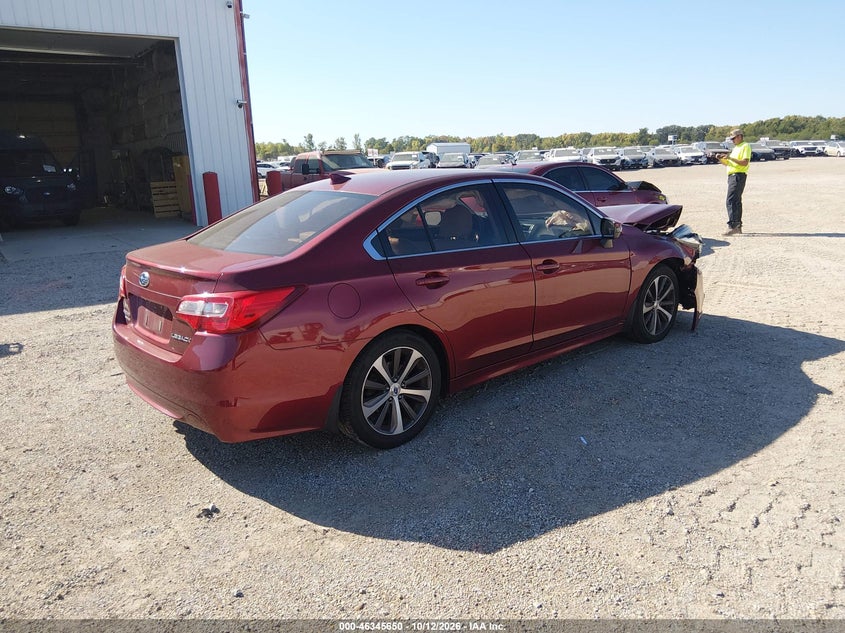 Vin: 4s3bnbn67g3042614, lot: 46845916, subaru legacy 2.5i limited 20164