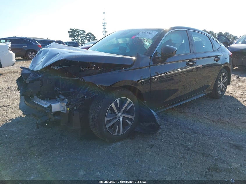 2024 Honda Civic Lx, Front End, IAAI, VIN 19XFL2H55RE033299 — photo 2