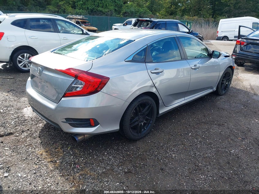Vin: 19xfc2e57he012263, lot: 46845961, honda civic lx 20174