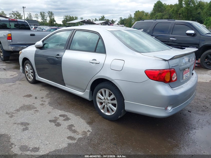 Vin: 2t1bu4ee5ac448413, lot: 46845969, toyota corolla s 20103