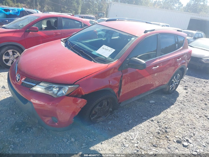 Vin: 2t3zfrev3fw162966, lot: 46845983, toyota rav4 le 20152