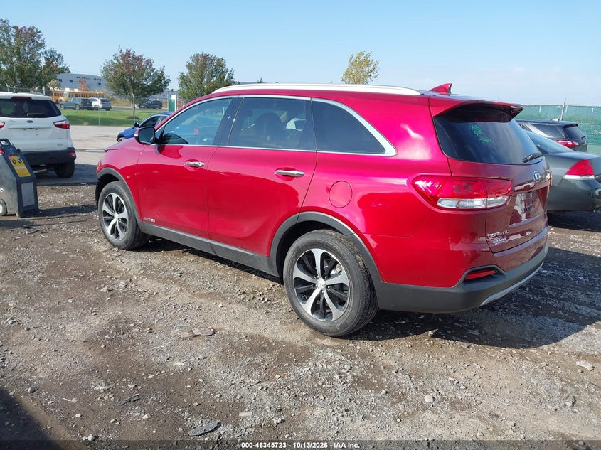 Vin: 5xyphda52jg376476, lot: 46845989, kia sorento 3.3l ex 20183