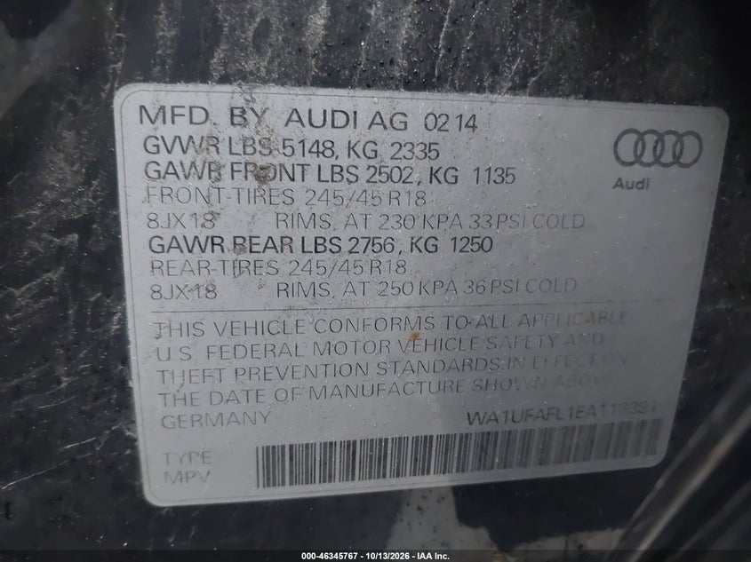 2014 AUDI ALLROAD 2.0T PREMIUM · Фото 9