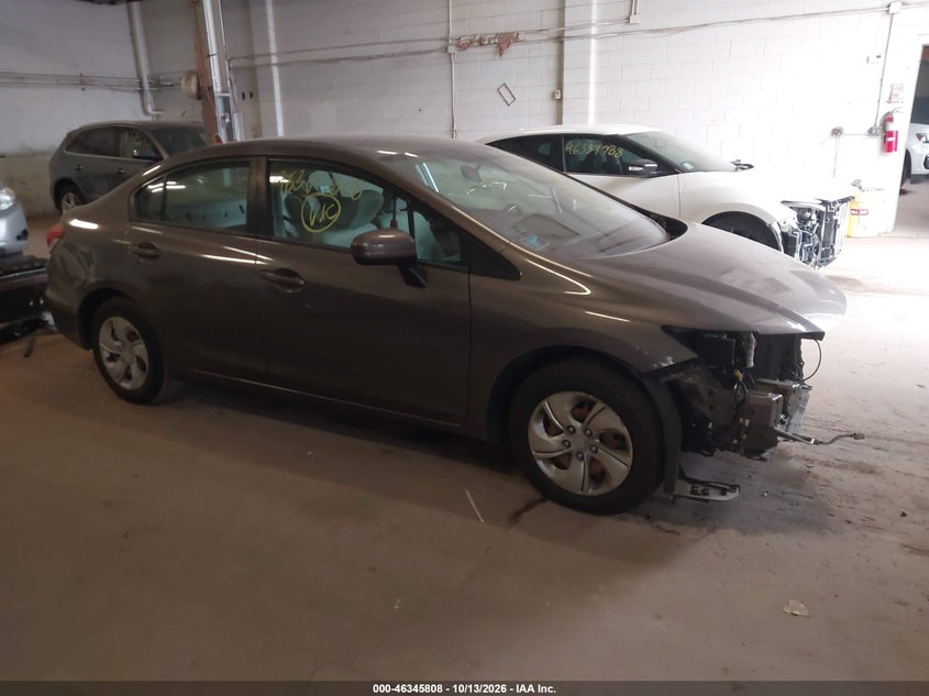 Vin: 19xfb2f52fe029678, lot: 46846074, honda civic lx 20151