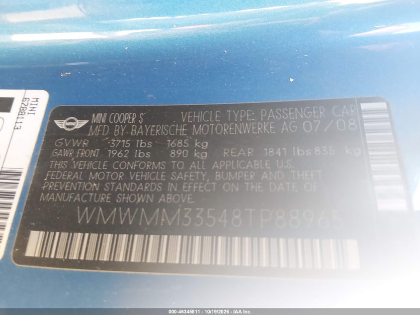 2008 MINI COOPER S CLUBMAN · Фото 9
