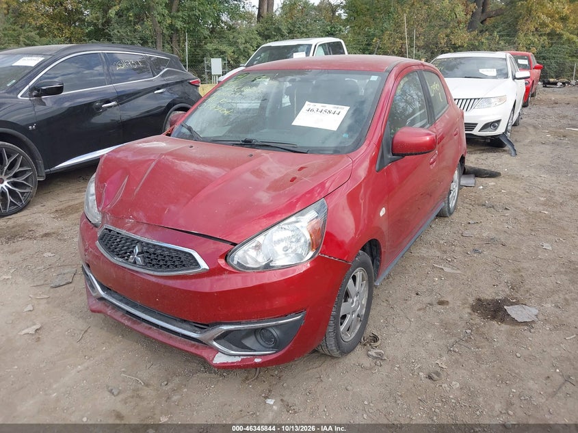 Vin: ml32a3hj2hh019704, lot: 46846110, mitsubishi mirage es 20172