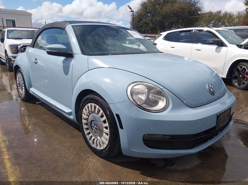 VOLKSWAGEN BEETLE 2014, VIN 3VW5P7AT7EM806082