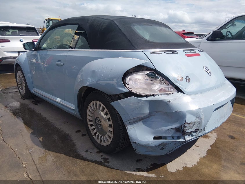 Vin: 3vw5p7at7em806082, lot: 46846131, volkswagen beetle 2.5l 20143