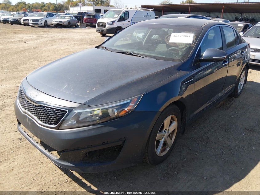 Vin: knagm4a78f5606435, lot: 46846147, kia optima lx 20152