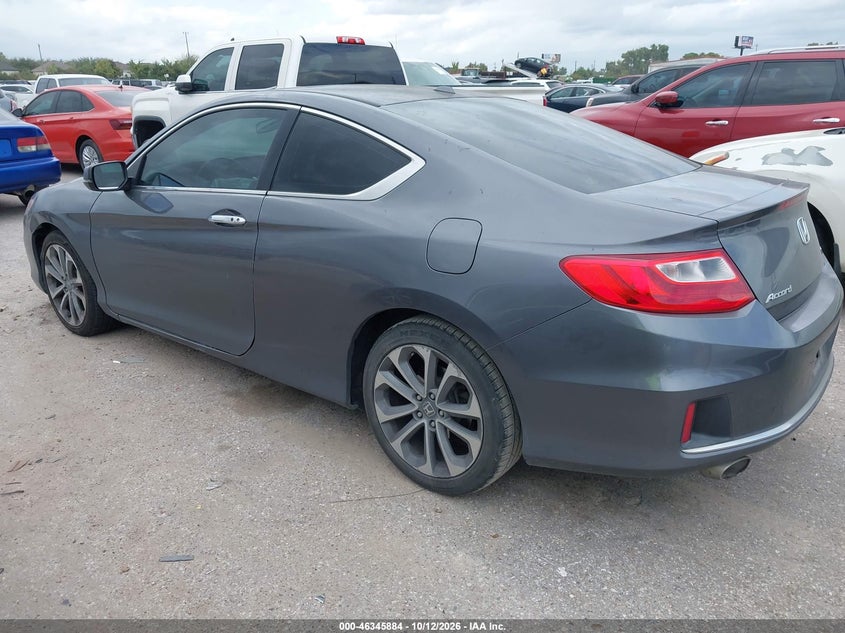 Vin: 1hgct2b80ea000683, lot: 46846150, honda accord ex-l v-6 20143