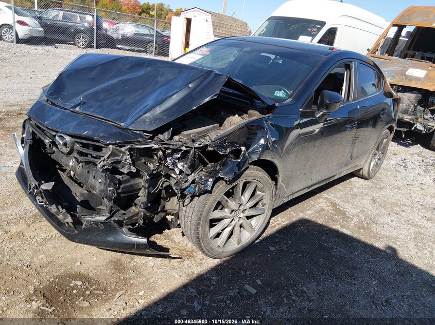 Vin: 3mzbn1v3xjm231857, lot: 46846166, mazda mazda3 touring 20182