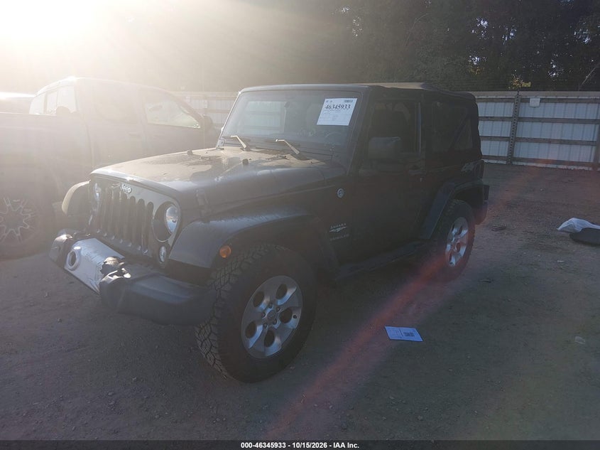 Vin: 1c4ajwbg3fl620962, lot: 46846199, jeep wrangler sahara 20152