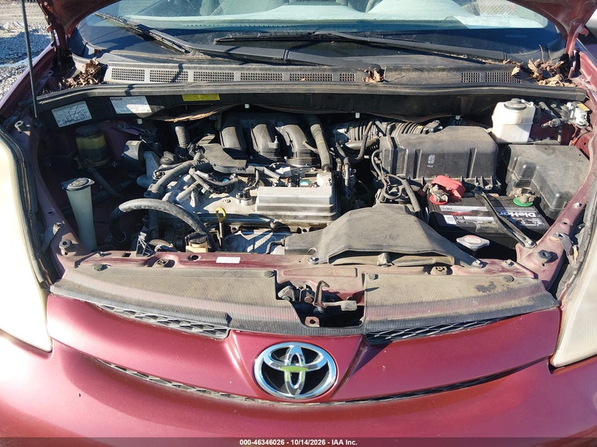 TOYOTA SIENNA 2007 VIN 5TDZK23C37S017563