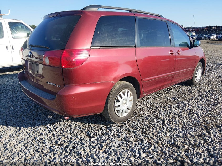 TOYOTA SIENNA 2007 VIN 5TDZK23C37S017563