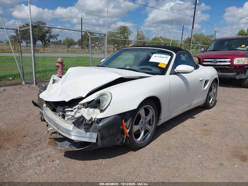 2002 Porsche Boxster, Front End, IAAI, VIN WP0CA29842U625379 — photo 2