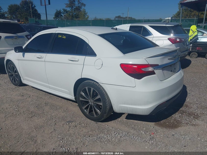 Vin: 1c3ccbbg8en171684, lot: 46846377, chrysler 200 touring 20143
