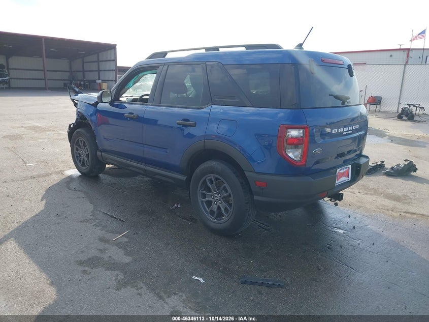 Vin: 3fmcr9b65rrf44219, lot: 46846379, ford bronco sport big bend 20243