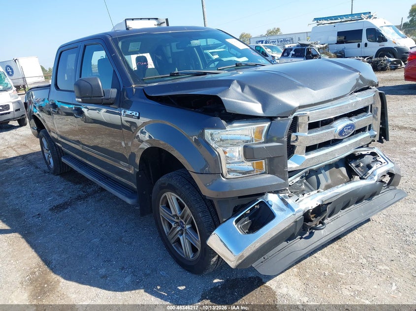 Vin: 1ftfw1ef5gfb65433, lot: 46846483, ford f-150 xlt 20161