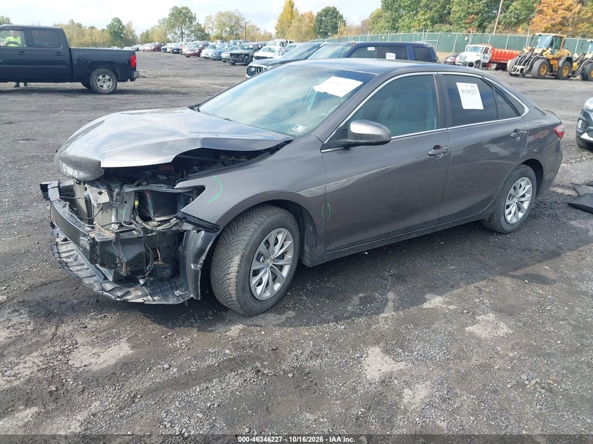 Vin: 4t1bf1fk2gu574619, lot: 46846493, toyota camry le 20162