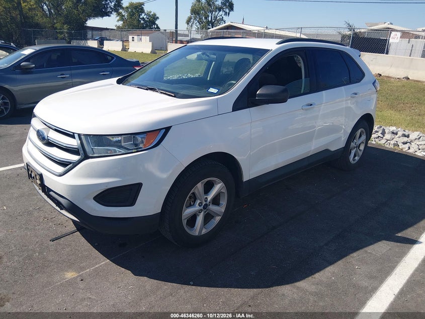 Vin: 2fmpk3g93jbc31551, lot: 46846526, ford edge se 20182