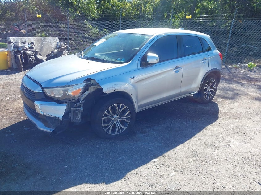 2017 Mitsubishi Outlander Sport 2.0 Le, Лівий перед, IAAI, VIN JA4AP3AUXHZ007137 — фото 2