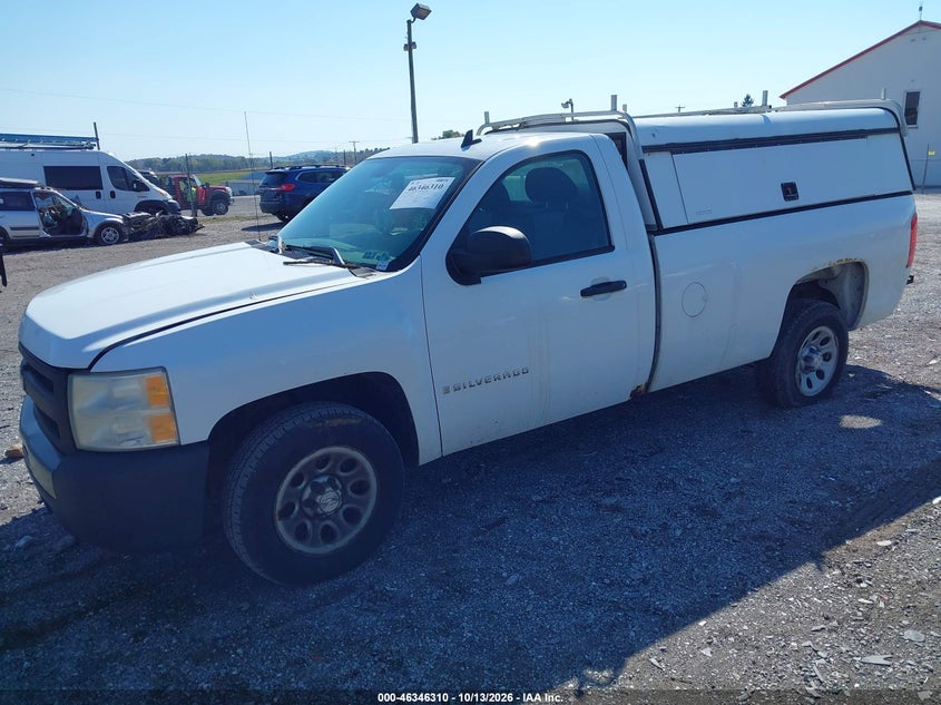 2009 Chevrolet Silverado 1500 Work Truck, Обычный износ, IAAI, VIN 1GCEC14X09Z145803 — фото 2