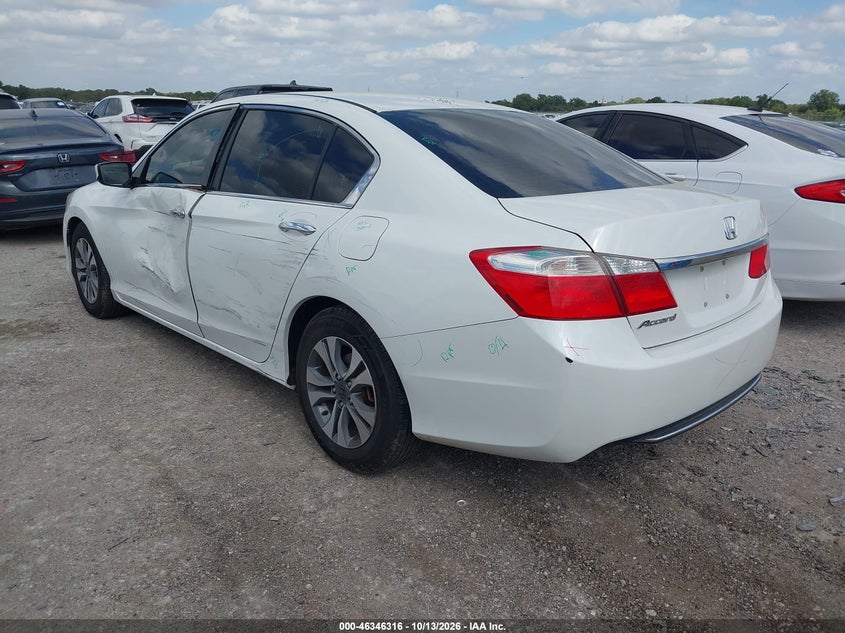Vin: 1hgcr2f3xfa008028, lot: 46846582, honda accord lx 20153