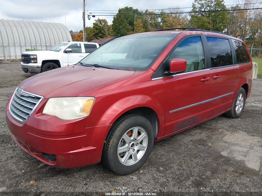 Vin: 2a4rr5d1xar142225, lot: 46846682, chrysler town & country touring 20102
