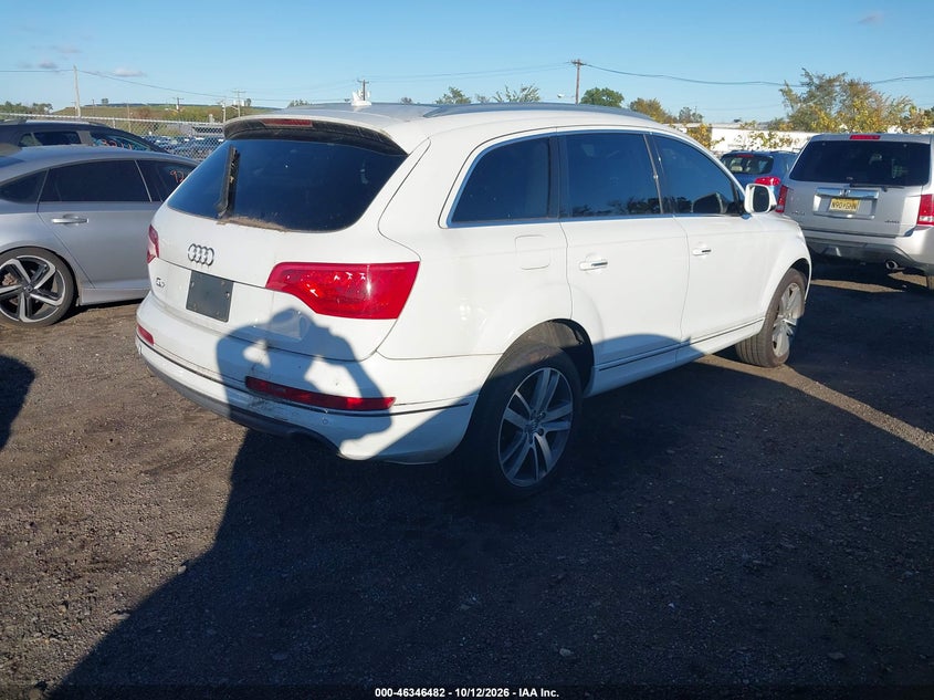 Vin: wa1lgafexdd000971, lot: 46846748, audi q7 3.0t premium 20134