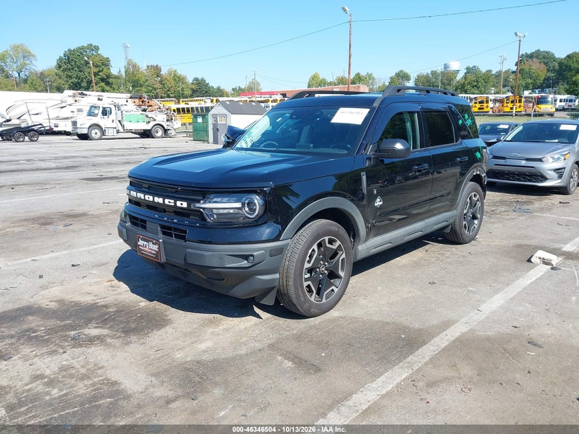 Vin: 3fmcr9c67prd32837, lot: 46846770, ford bronco sport outer banks 20232