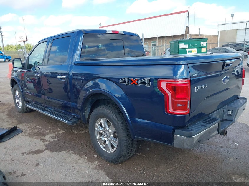 Vin: 1ftew1ep6gfa70738, lot: 46846831, ford f-150 lariat 20163