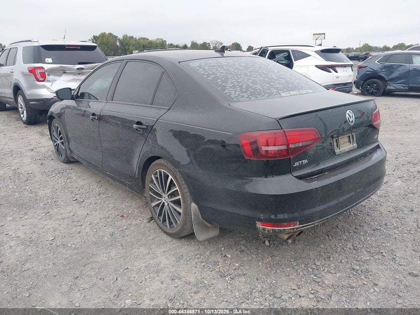 Vin: 3vwd17aj1gm259860, lot: 46846837, volkswagen jetta 1.8t sport 20163