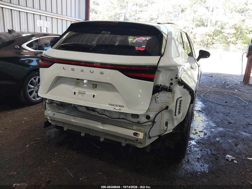 Vin: jtjkgcezxn5001015, lot: 46846912, lexus nx 350 f sport handling 20224