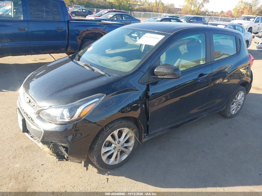 Vin: kl8cd6sa6nc017166, lot: 46846932, chevrolet spark fwd 1lt automatic 20222