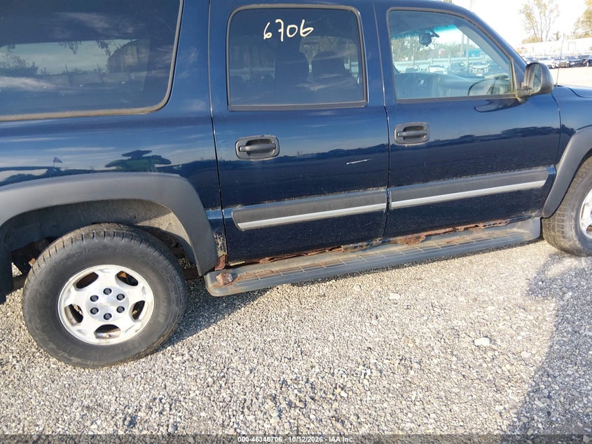 CHEVROLET SUBURBAN 1500 2005 VIN 3GNFK16Z95G247284