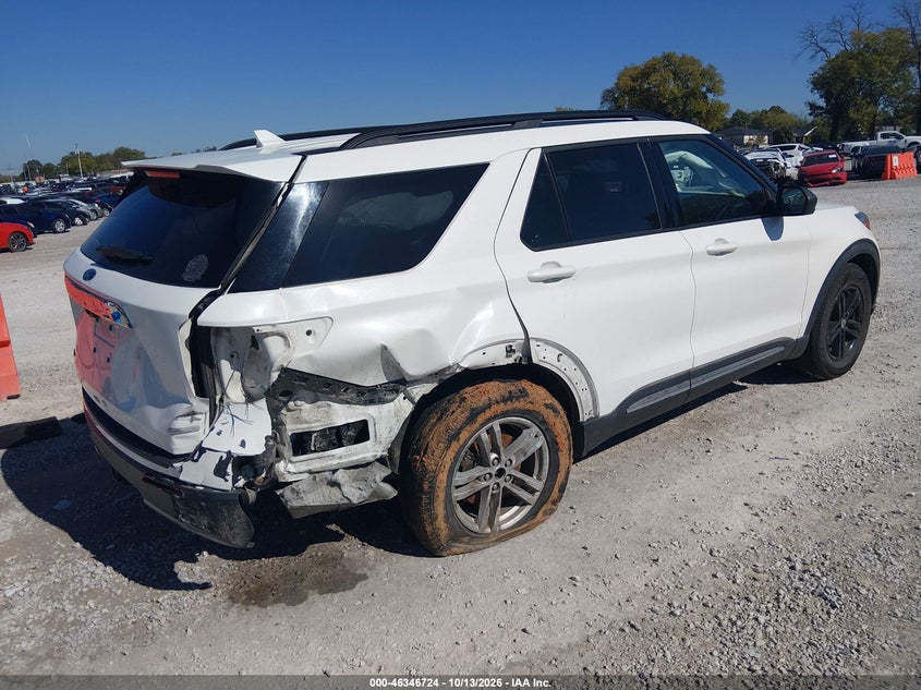 Vin: 1fmsk8dh0lgc95643, lot: 46846990, ford explorer xlt 20204