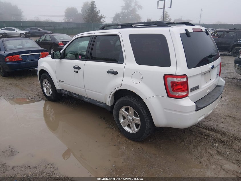 Vin: 1fmcu4k3xbkc32592, lot: 46847055, ford escape hybrid 20113