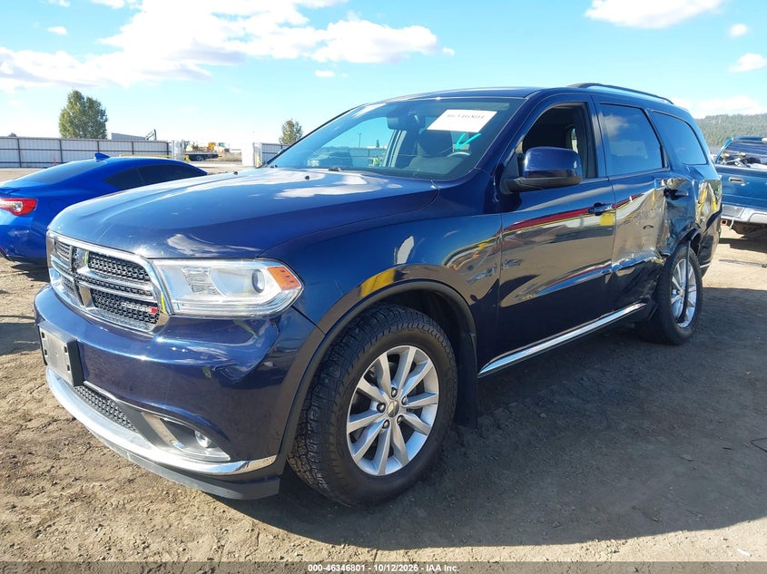 Vin: 1c4rdjag9ec502413, lot: 46847067, dodge durango sxt 20142