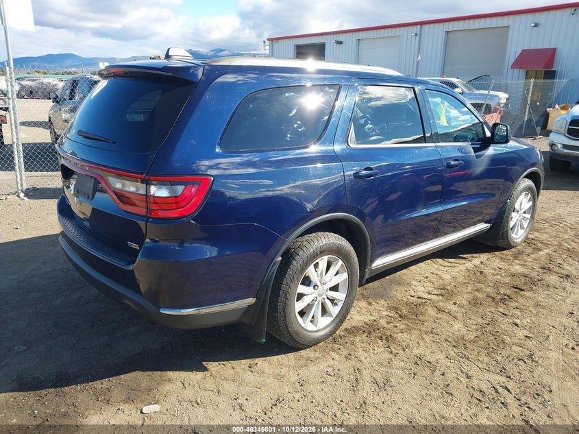 Vin: 1c4rdjag9ec502413, lot: 46847067, dodge durango sxt 20144